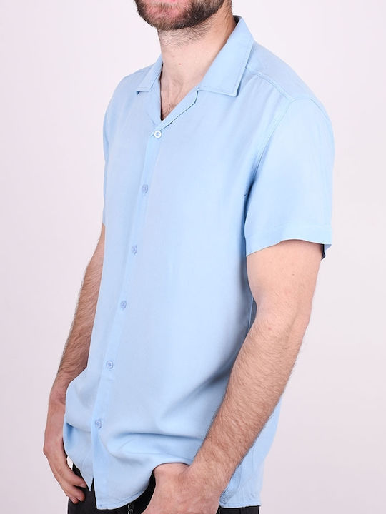 Short-sleeved Shirt Light Blue