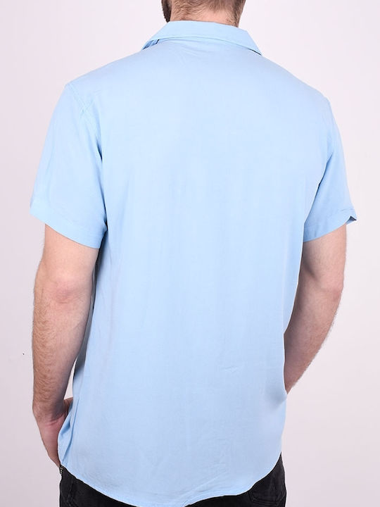 Short-sleeved Shirt Light Blue