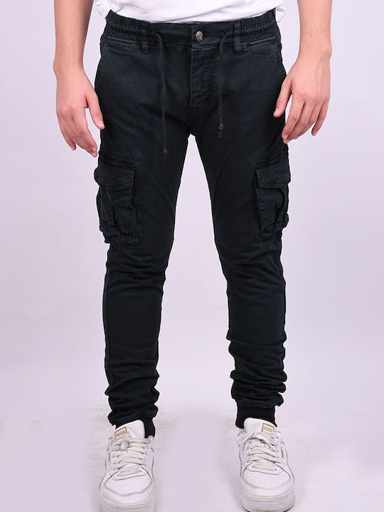 Trousers Cargo in Slim Fit Blue