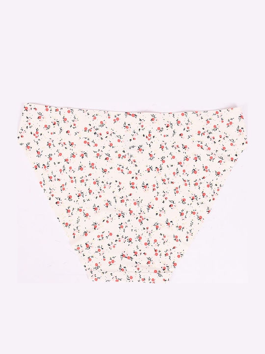 High-waisted Women's Slip Seamless Ecru
