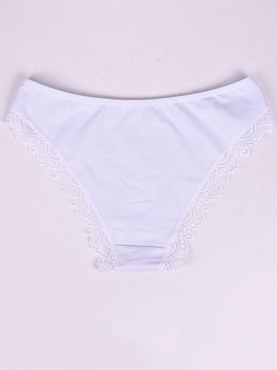 Women's Slip with Lace White