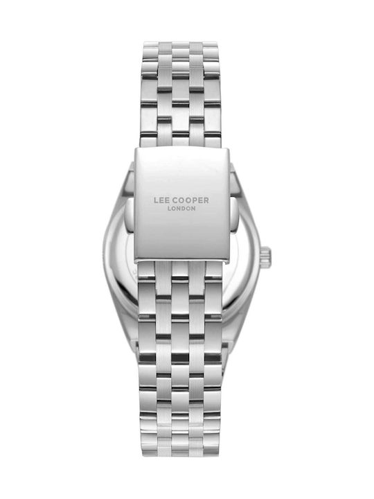 Crystals Women's Watch 30mm Battery with Silver Stainless Steel Bracelet