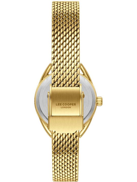 Women's Bracelet Watch 26mm Battery with Gold Stainless Steel Bracelet