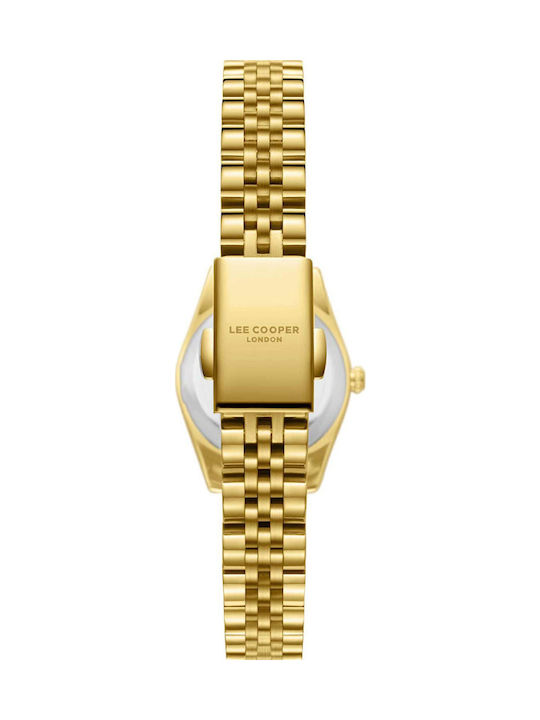 Lee Cooper Crystals Women's Watch with Gold Metal Bracelet