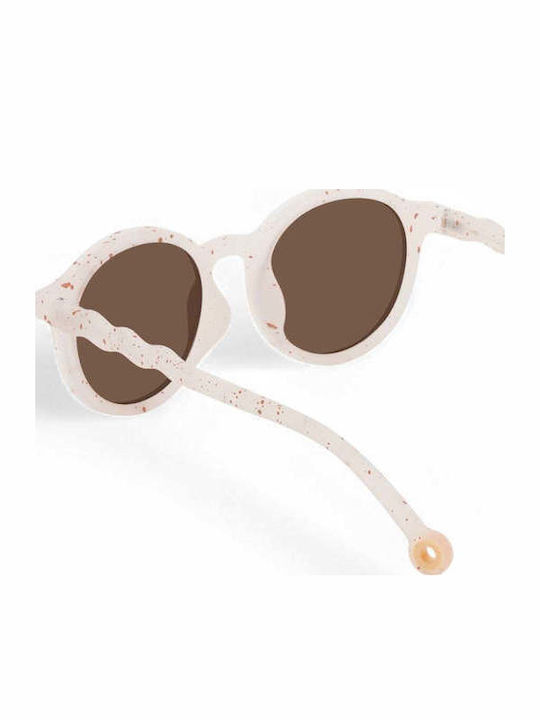 Olivio & Co Oval Kids White Sunglasses For 5-12 Years
