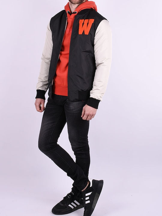 Collegejacke Jacke Black