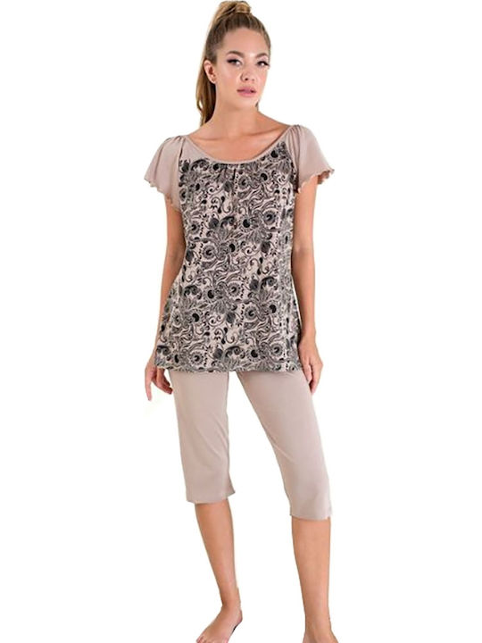 Happy Family Summer Women's Pyjama Set Cigar