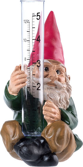 Kadax Rain Gauge Rainfall Meter Accumulation Decorative Garden Gnome