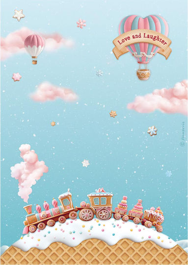 Σετ 6 Ριζόχαρτα Ντεκουπάζ Stamperia 21x29cm A4 Candy Christmas