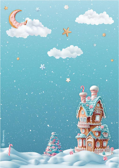 Σετ 6 Ριζόχαρτα Ντεκουπάζ Stamperia 21x29cm A4 Candy Christmas