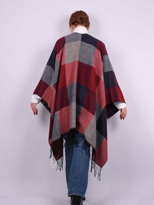 T & D Beach Poncho Red