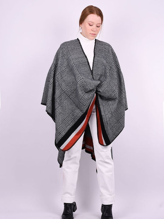 T & D Beach Poncho Black