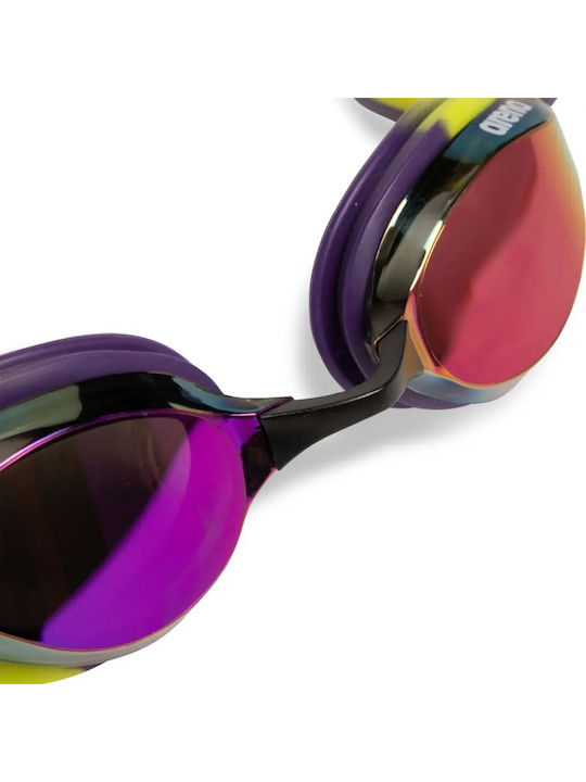Arena Python Schwimmbrille Erwachsene mit Antibeschlaggläsern Gelb