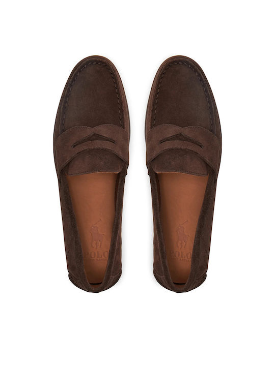 Men's Suede Moccasins Brown