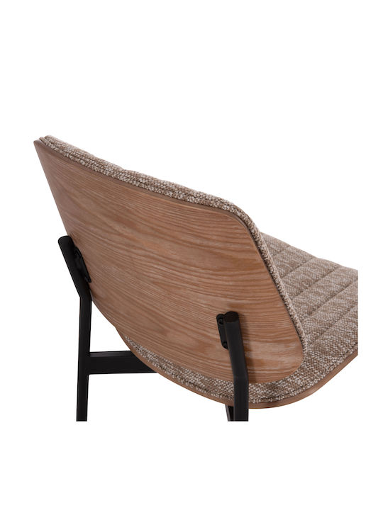 Conti Stühle Speisesaal Black, Brown 2Stück 49x56x82cm
