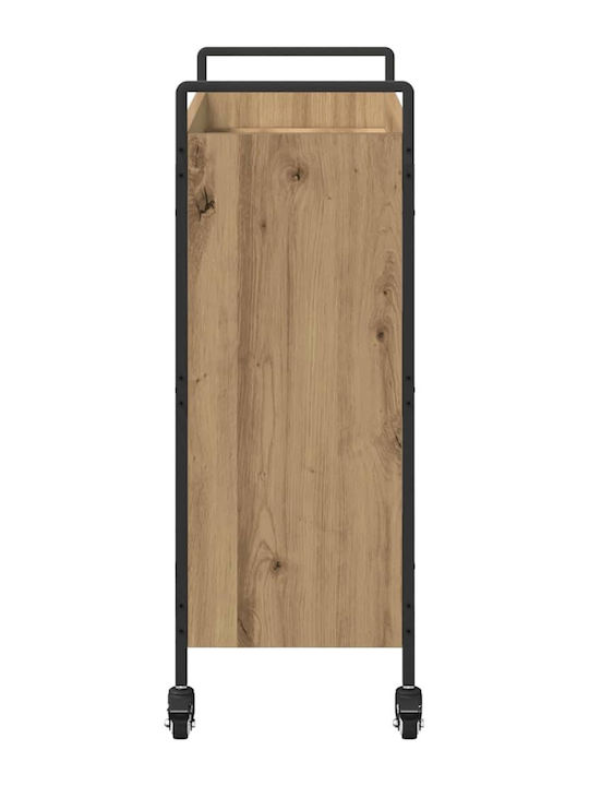 vidaXL Ραφιέρα Κουζίνας Ξύλινη 3 Θέσεων Καφέ 70x30x82cm