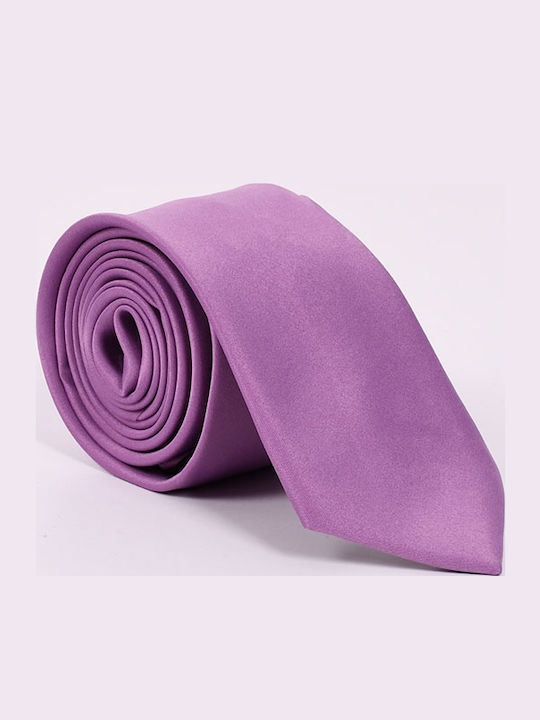 Unounouno Men's Tie Synthetic Monochrome in Purple Color Unounouno Men's Tie Synthetic Monochrome in Purple Color