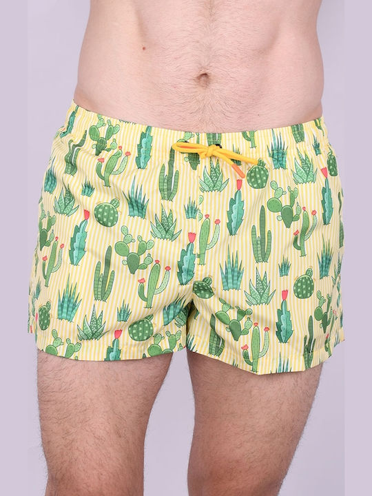 Men's Swimwear Shorts Yellow