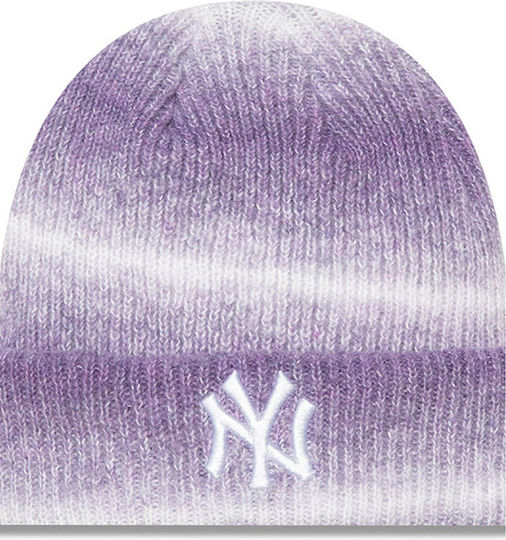 Beanie Γυναικείος Σκούφος Πλεκτός σε Μωβ χρώμα