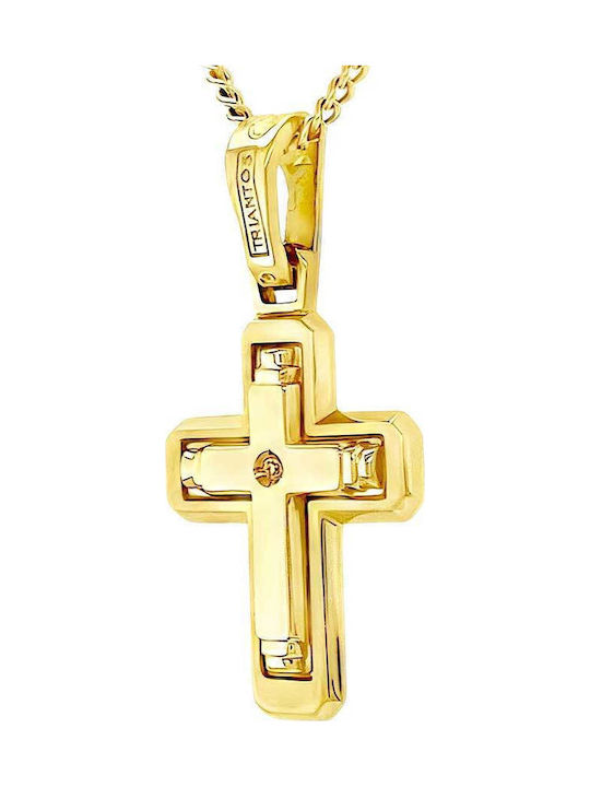 Xryseio Women's Gold Cross 18K