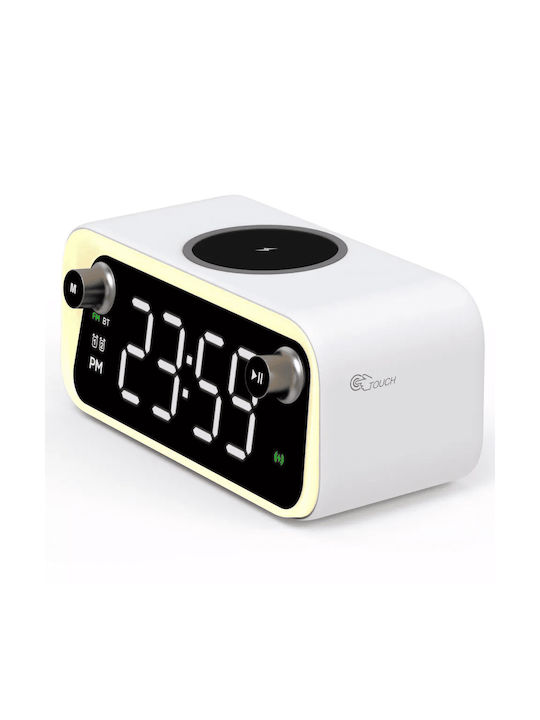 Ceas Digital de Masă cu Alarmă, Radio și Încărcare Wireless