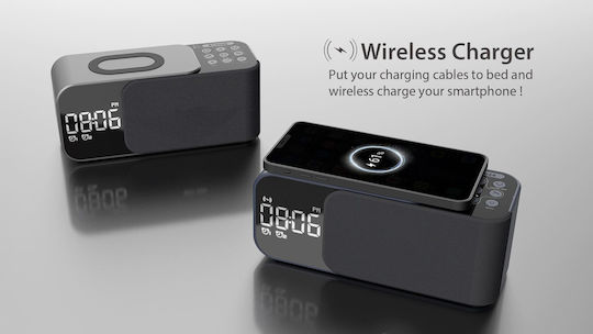 Ceas De Masă Digital Cu Ceas Deșteptător Radio Și Încărcare Wireless