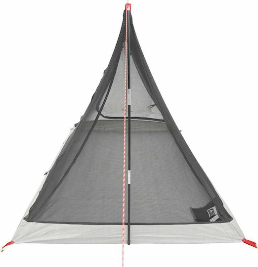 vidaXL Summer Camping Tent Black 220x128x110cm