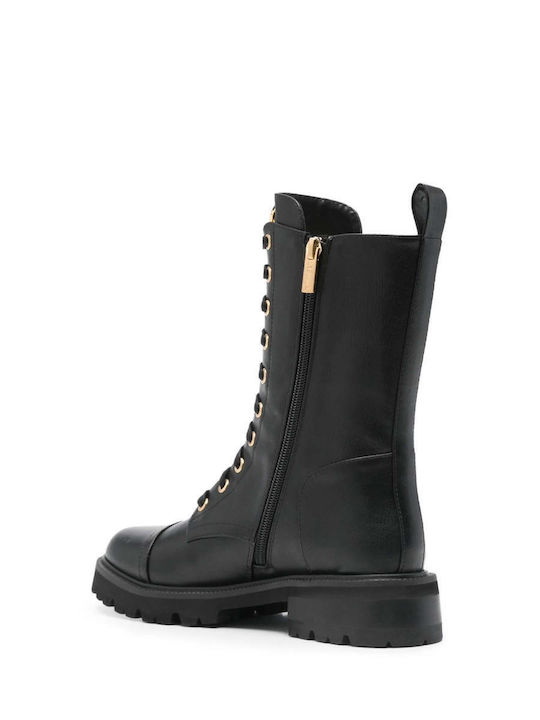 Leather Women's Ankle Boots Black