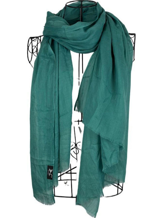 Women's Silk Scarf Green