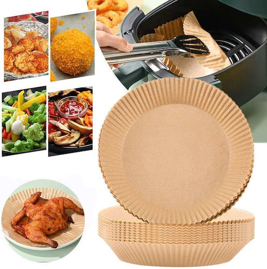 Αντικολλητικά Χαρτιά για Air Fryer 16x16εκ. 50τμχ