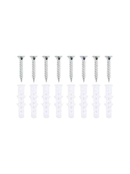 vidaXL Single Wall-Mounted Bathroom Shelf Unit ​61x23cm Inox Black
