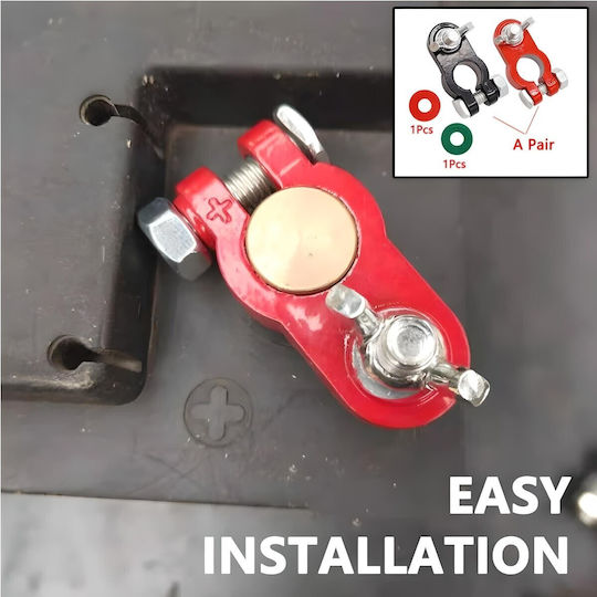 Battery Clamps 6v 12v 24v Set