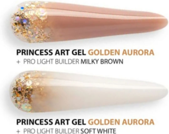 Princess Art Гел Златна Зора Нокти 10г
