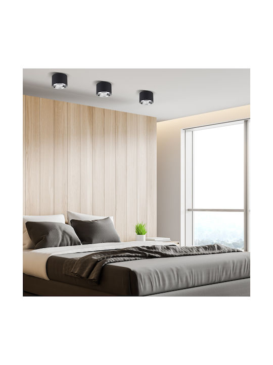TK Lighting Μονό Σποτ με Ντουί AR111 σε Μαύρο Χρώμα