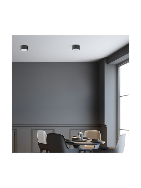 TK Lighting Dallas Modern Lamp Wall with Socket GX53 Black 8x4.2cm