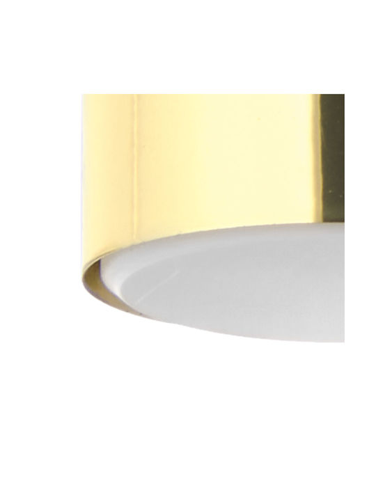 TK Lighting Dallas Μοντέρνο Φωτιστικό Τοίχου με Ντουί GX53 Χρυσό 8x4.2εκ.