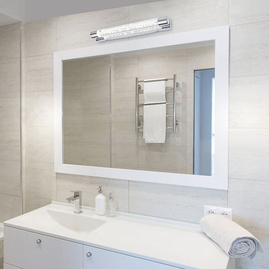 Rabalux Modern Lamp Bathroom with Integrated LED and Natural White Light Silver 42.5cm