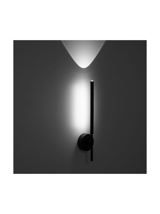 TK Lighting Μοντέρνο Φωτιστικό Τοίχου και Διακόπτη Μαύρο 8x8x8εκ.