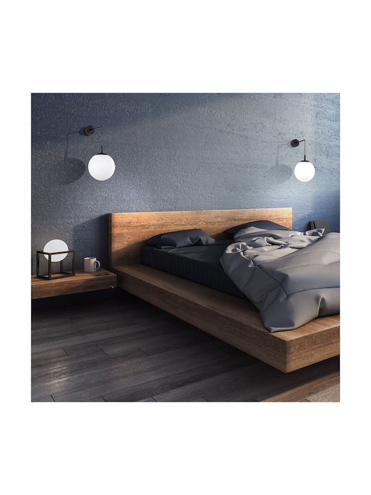 TK Lighting Leuchte Wand Schwarz 18cm