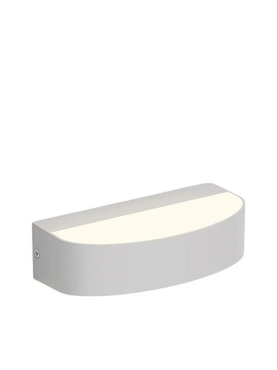 Inlight Wall-Mounted Outdoor Spot Light LED IP65 9W with Cool White Light Double Beam 17.1x8.2x4.6εκ.