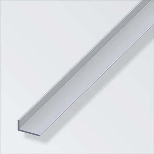 Silver Aluminium Stair Profile 100x3x2 cm
