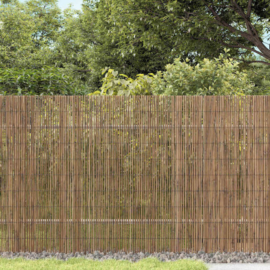 vidaXL Bamboo Fence Panel in Brown Colour