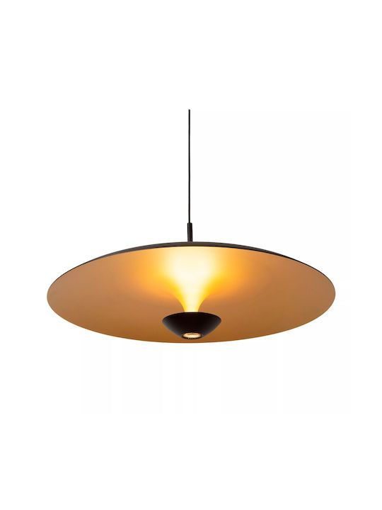 Lucide Lightning Kenneth Pendant Light Black 60x60cm