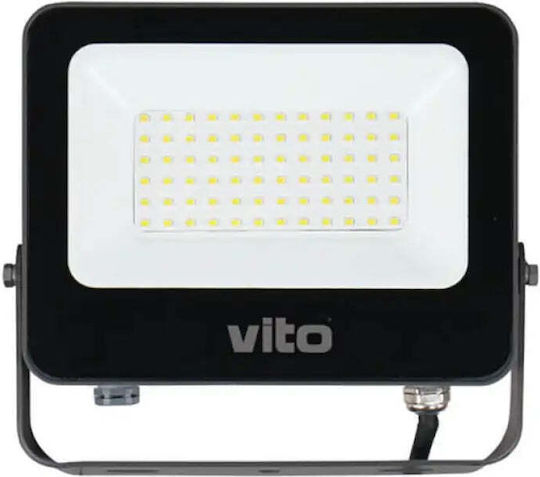 Vito Αδιάβροχος LED Προβολέας 50W Студено бяло 6000К IP65
