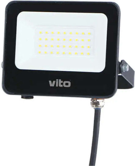 Vito Waterproof LED Flood Light 20W Cold White 6000K IP65
