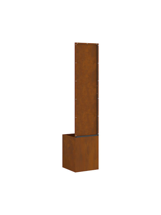 vidaXL Topf Metallisch Sk Rusty 32x140cm.