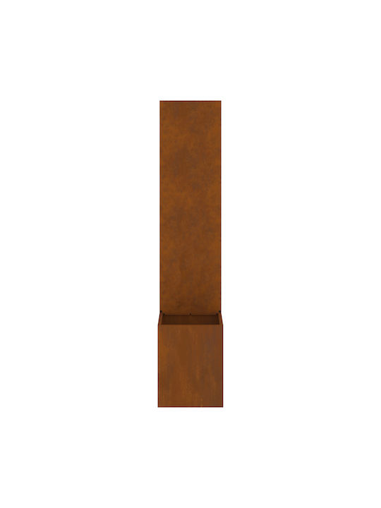 vidaXL Topf Metallisch Sk Rusty 32x140cm.
