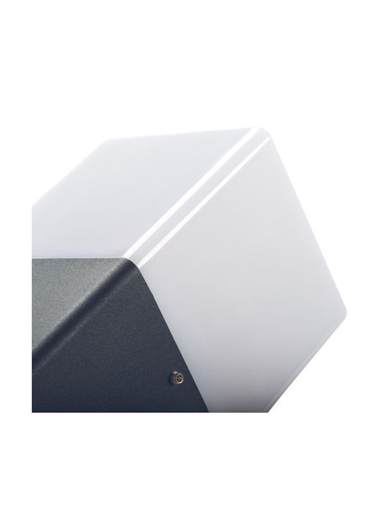 Kanlux Außenstehlampe für Außenbereich IP44 für E27 Lampenbirnensockel Grau