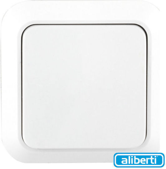 Aliberti Siros-575 Recessed Wall Switch Lighting One-Way White