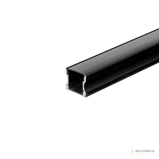 V-TAC Extern Aluminiumprofil für LED-Streifen mit Opal Abdeckung 200x1.7x1.5cm
